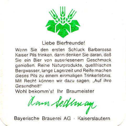 kaiserslautern kl-rp bbk barbarossa quad 2b (185-liebe bierfreunde-schwarzgrn) 